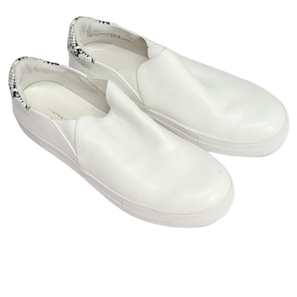 14th & Union‎ Women's White Fashion Sneakers Size 8.5